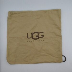 UGG Drawstring Dust Bag Cover Storage 16" x 15" Cotton shoulder straps EUC